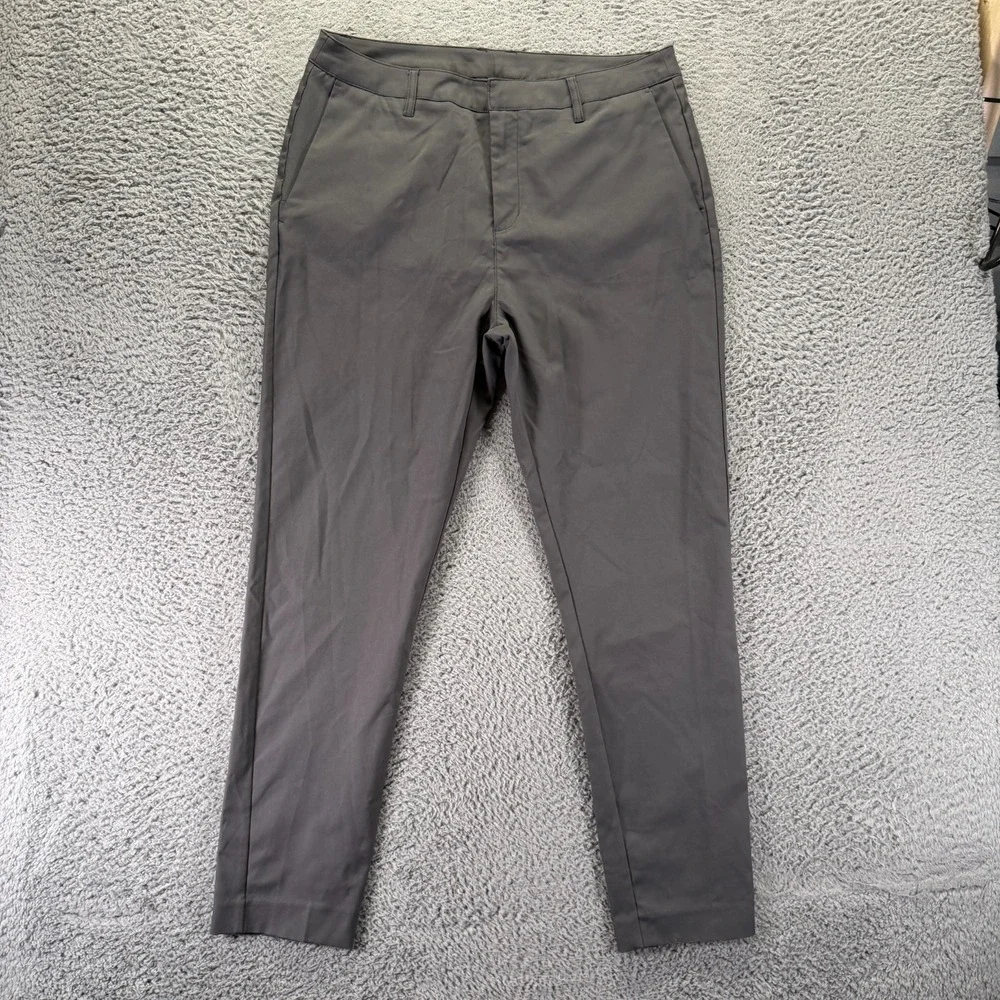 BYLT Basics Executive Pant Mens 36x30 Gray Polyester Golf Tapered Performance